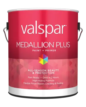 Valspar® Medallion® Plus Exterior Paint   Primer Satin 1 Gallon Clear Base (1 Gallon, Clear Base)