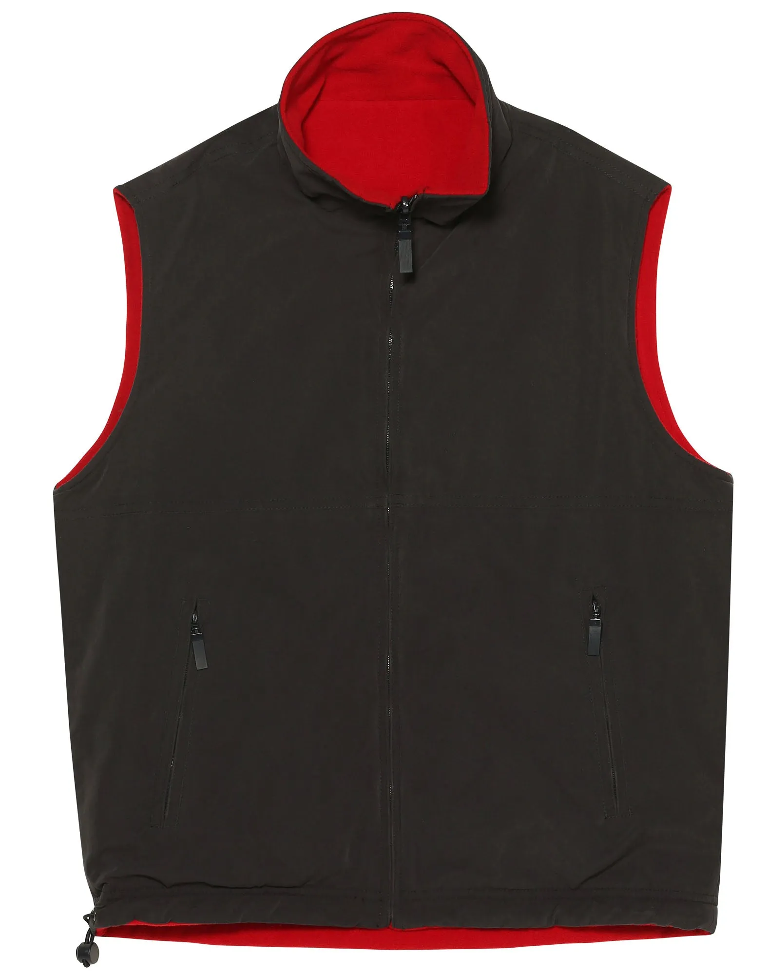 Winning Spirit Unisex Shower Proof Micro Fibre/ Polar Fleece Reversible Vest (PF04A)