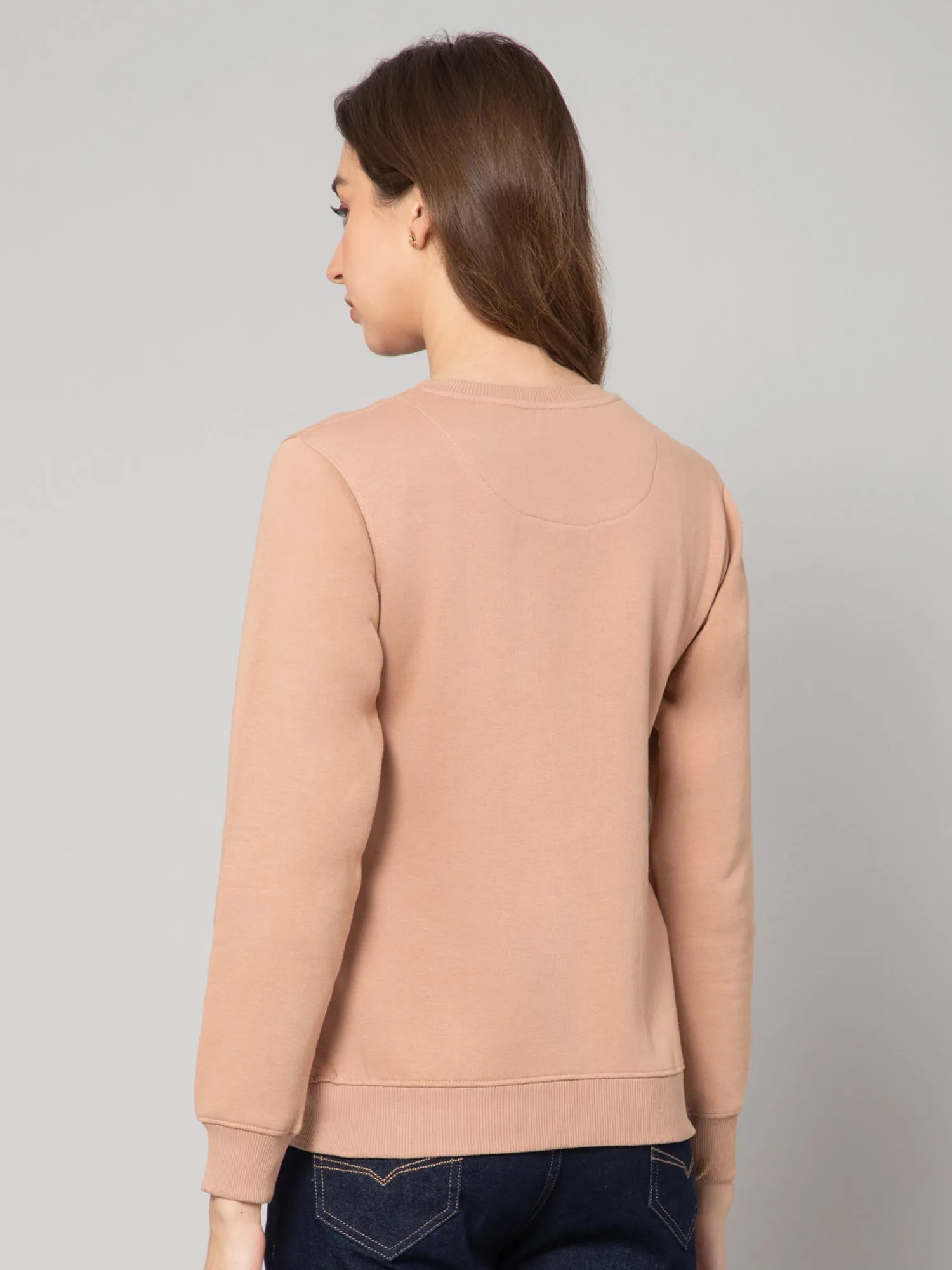 Women Light Brown Sweatshirts