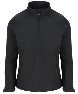 Womens Pro 2-layer softshell jacket | Black