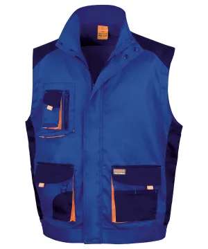 Work-Guard lite gilet | Royal/Navy/Orange