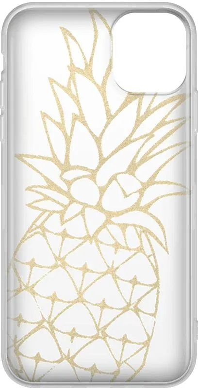 You're a Fine-Apple | Gold Pineapple Clear Case